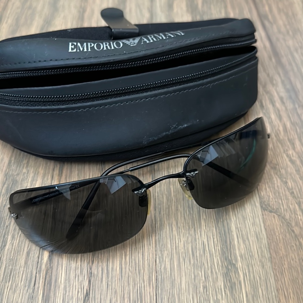 Emporio Armani Men’s Black Sunglasses